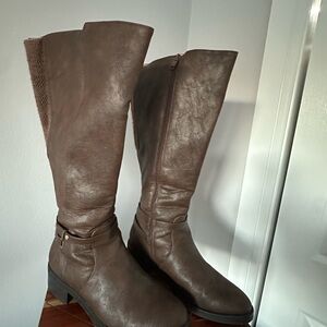 Life Stride Brown Over the Knee Boots